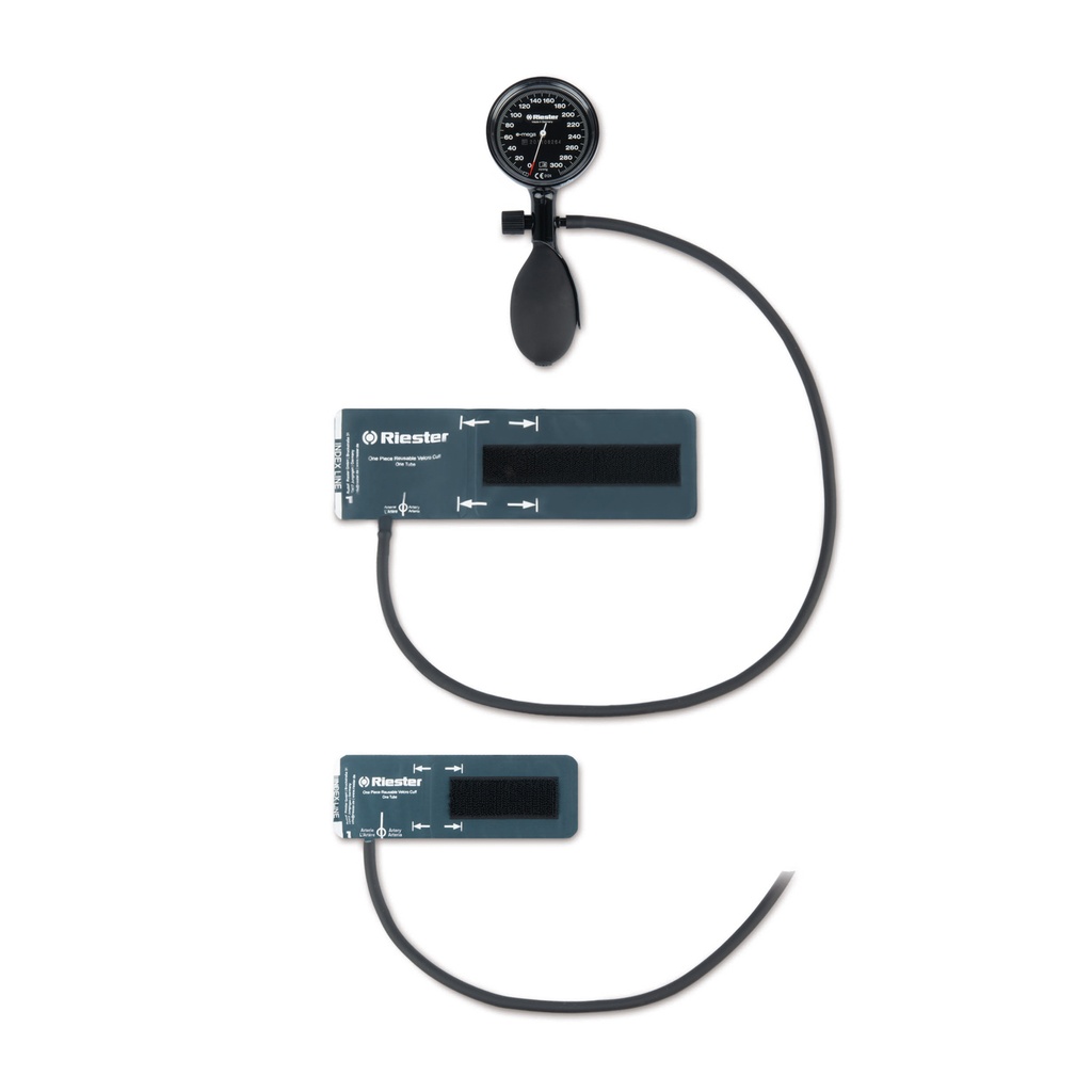 Enhåndsbetjent blodtryksmåler incl. 2 blodtryks cuff str. 5+ 7 cm